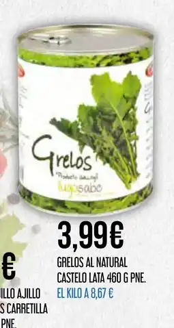 Claudio Grelos al natural castelo lata oferta