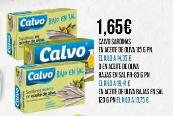 Claudio CALVO Sardinas en aceite de oliva oferta