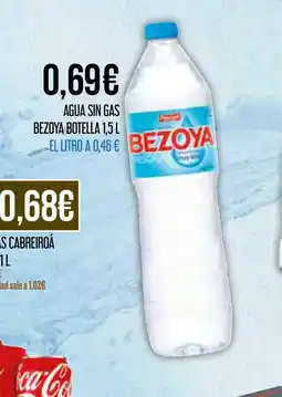 Claudio BEZOYA Agua sin gas botella oferta