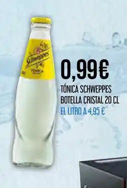 Claudio SCHWEPPES Tónica botella cristal oferta