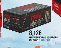 Claudio Cerveza 1906 reserva especial frigopack oferta