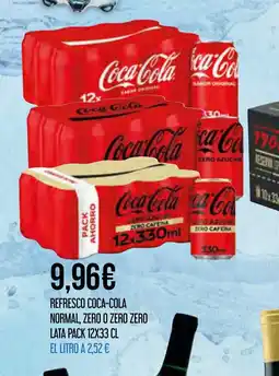 Claudio COCA-COLA Refresco normal, zero o zero zero oferta