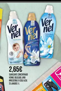 Claudio Suavizante concentrado vernel delicado, lirio irresistible o cielo azul 55 lavados oferta