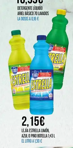 Claudio Lejía estrella limón, azul o pino botella oferta