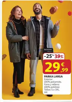 Alcampo Parka larga oferta
