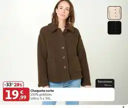 Alcampo INEXTENSO Chaqueta corta oferta