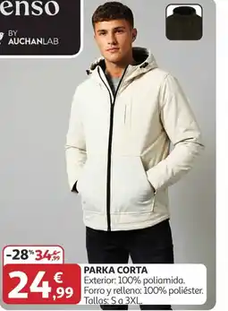 Alcampo INEXTENSO Parka corta oferta