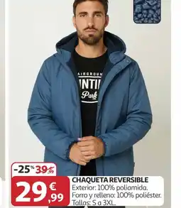 Alcampo INEXTENSO Chaqueta reversible oferta