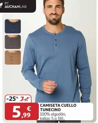 INEXTENSO Camiseta cuello tunecino