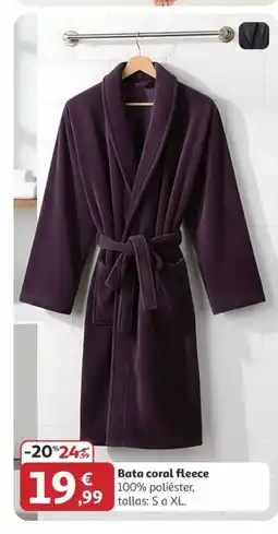 Alcampo Bata coral fleece oferta