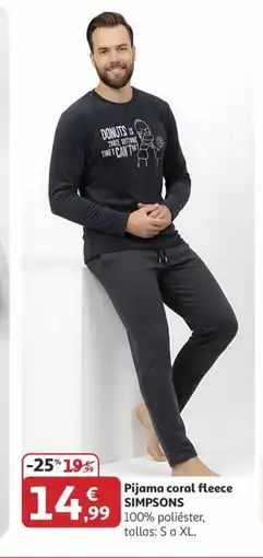 Alcampo Pijama coral fleece oferta