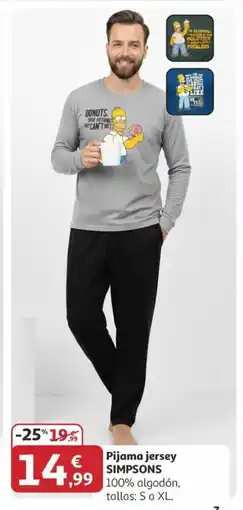 Alcampo Pijama jersey oferta