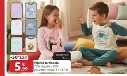 Alcampo INEXTENSO Pijama terciopelo oferta