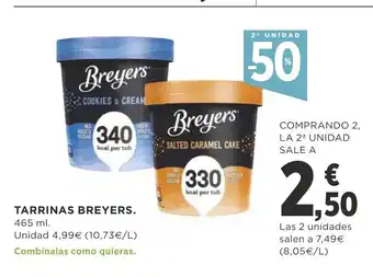 Supercor Breyers Tarrinas 465ml oferta