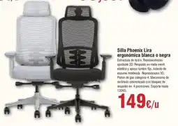 FROIZ Silla Phoenix Lira ergonómica blanca o negra oferta