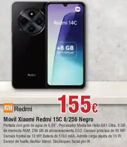 FROIZ XIAOMI Móvil Redmi 15C 8/256 Negro oferta