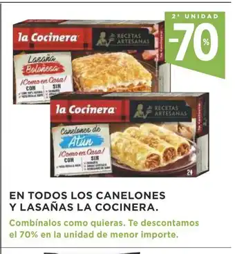 Supercor La Cocinera En Todos Los Canelones Y Lasañas oferta