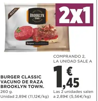 Supercor Brooklyn Town Burger Classic Vacuno De Raza 260g oferta