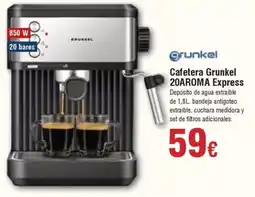 FROIZ GRUNKEL Cafetera Grunkel 20AROMA Express oferta