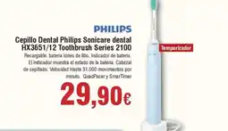 FROIZ PHILIPS Cepillo Dental Philips Sonicare dental HX3651/12 Toothbrush Series 2100 oferta