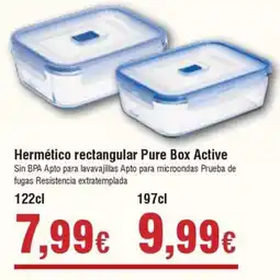 FROIZ Hermético rectangular Pure Box Active oferta