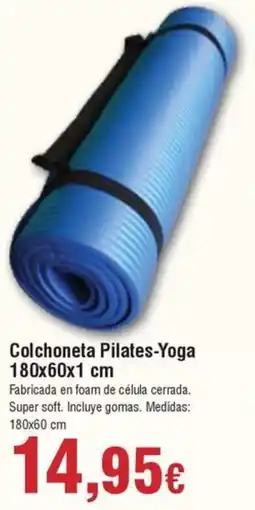 FROIZ Colchoneta Pilates-Yoga 180x60x1 cm oferta