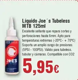 FROIZ JOEl'S Líquido Tubeless MTB oferta