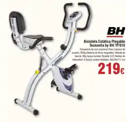 FROIZ BH Bicicleta Estática Plegable Tecnovita by YF910 oferta