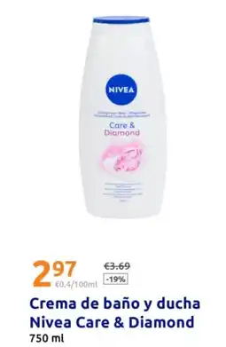Action Crema de baño y ducha Nivea Care & Diamond oferta