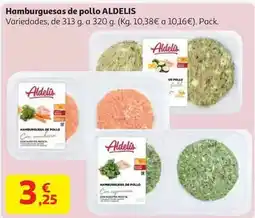 Alcampo Aldelis - hamburguesas de pollo oferta