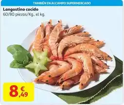 Alcampo Alcampo - langostino cocido oferta
