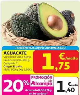 Alcampo Alcampo - aguacate oferta
