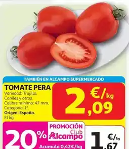 Alcampo Alcampo - tomate pera oferta