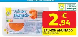 Alcampo Alcampo - salmón ahumado oferta