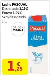 Alcampo Pascual - leche oferta
