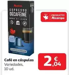 Alcampo Auchan - café en cápsulas oferta