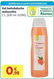 Alcampo Alcampo - gel bano&ducha melocoton oferta