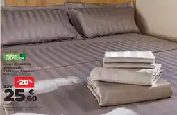 Carrefour Tex home premium - juego de sabanas saetn rayas oferta