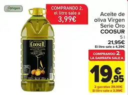 Carrefour Coosur - aceite de oliva virgen serie oro oferta