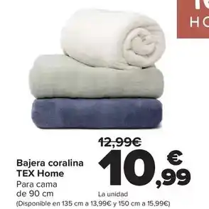 Carrefour Tex home - bajera coralina oferta