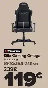 Carrefour Racing - silla gaming omega oferta