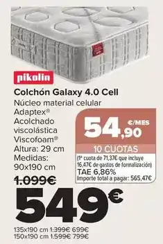 Pikolin - colchon galaxy 4.0 cell