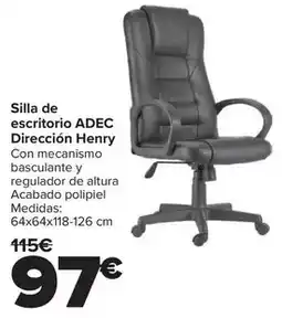 Carrefour Adec - silla de escritorio direccion henry oferta