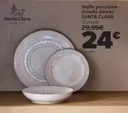 Carrefour Santa clara - vajilla porcelana ornella alfares oferta