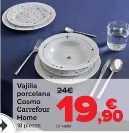 Carrefour Carrefour home - vajilla porcelana cosmo oferta