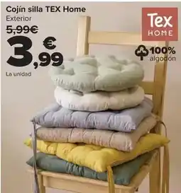 Carrefour Tex home - cojin silla oferta