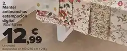 Carrefour Mantel antimanchas estampacion digital oferta