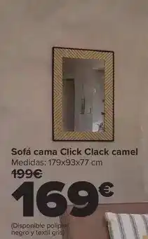 Carrefour Sofás cama click camel oferta