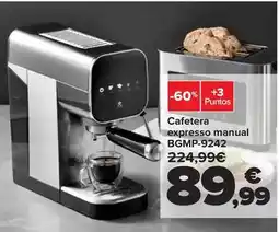 Carrefour Masterpro - cafetera expresso manual bgmp-9242 oferta