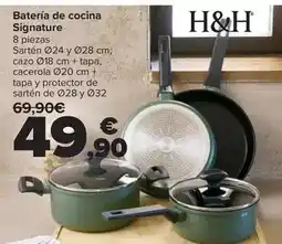 Carrefour H&h - batería de cocina signature oferta